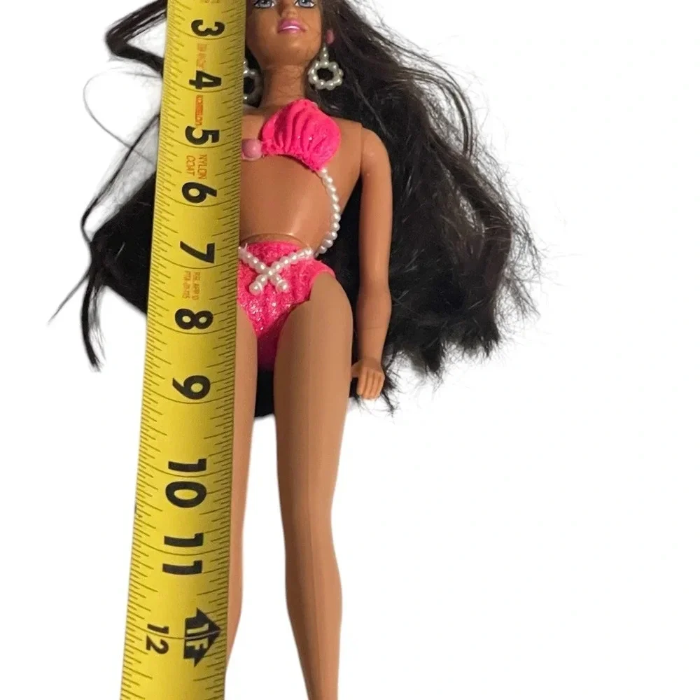 Vintage 1990 Pearl Beach Teresa with Bikini Swimsuit Barbie Doll 11”
